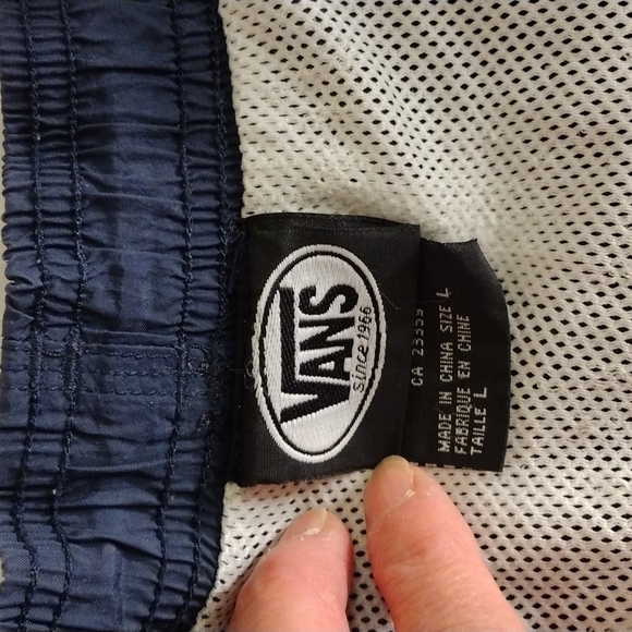 Vans mens swim trunks Navy. Sz L - Picture 3 of 8